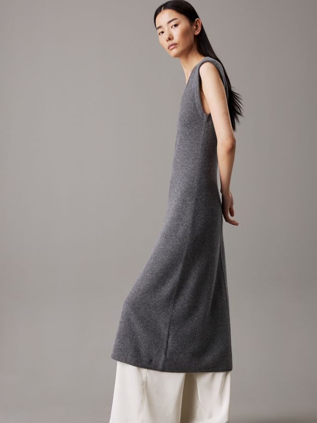 Soft Wool Midi Dress