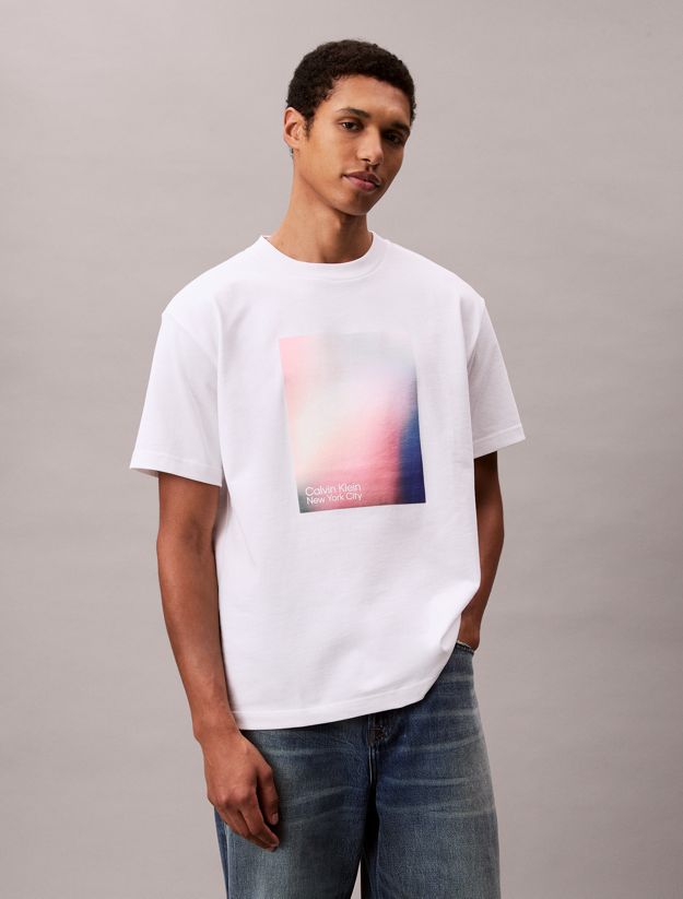 Relaxed Iridescent Print T-shirt