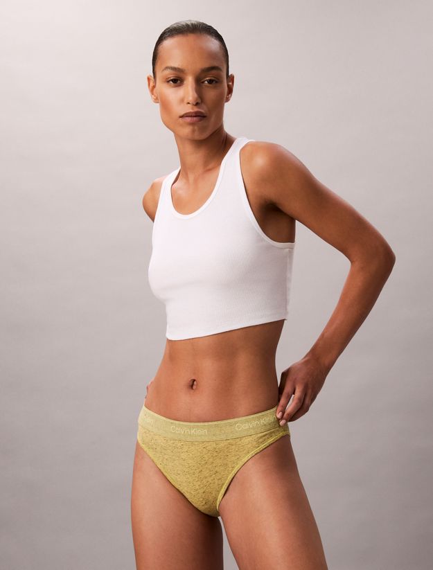 High Leg Tanga - Icon Cotton Stretch