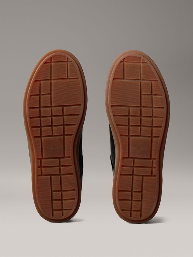 Leather Signature Logo Trainers