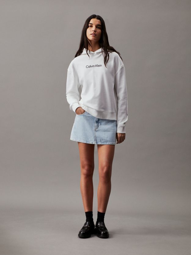 Cotton Terry Logo Hoodie