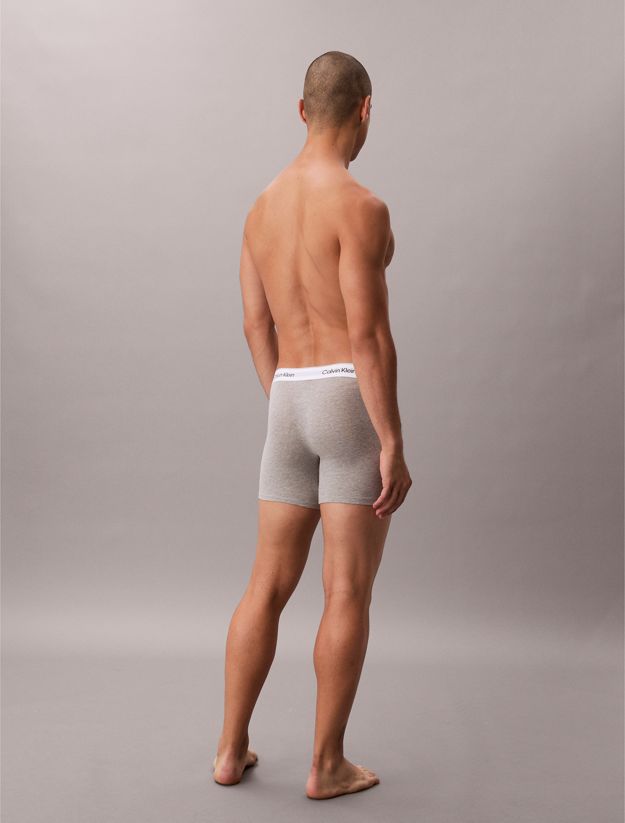 3 Pack Boxer Briefs - Icon Cotton Stretch
