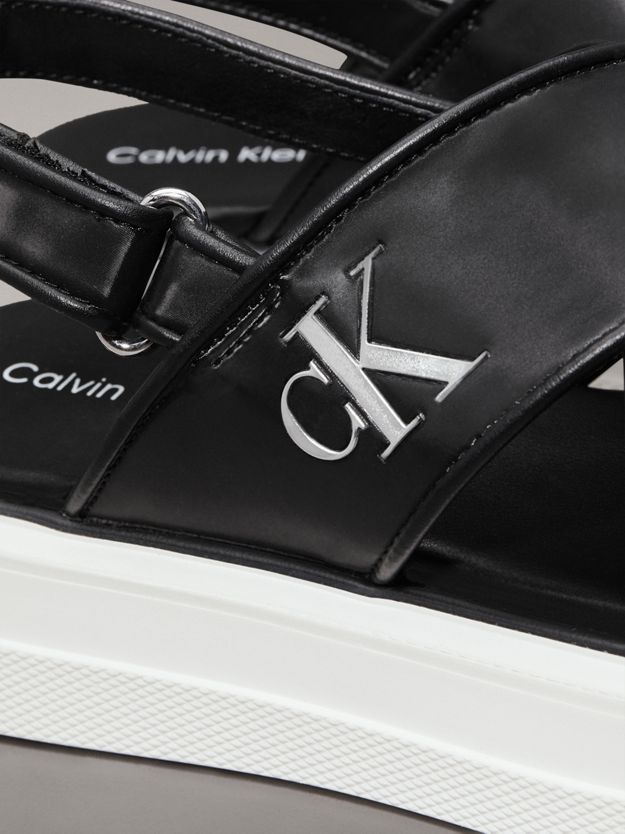 Kids Platform Satin Sandals