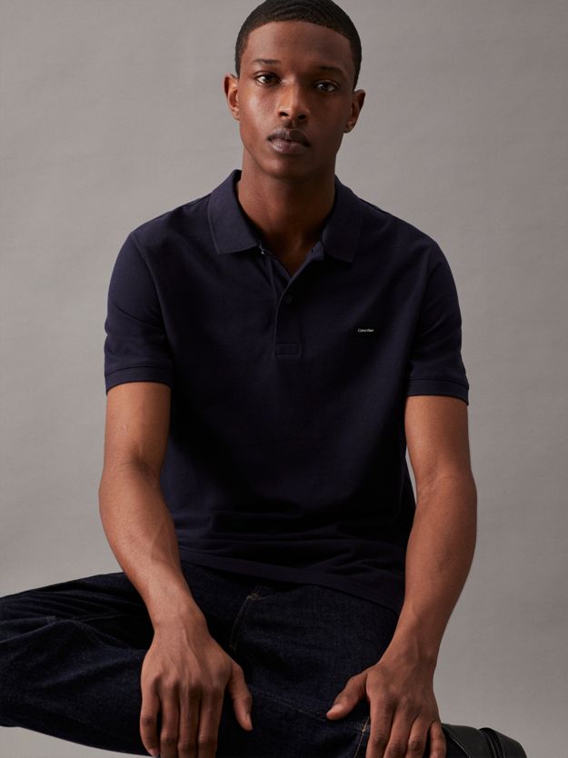 Slim Stretch Pique Polo Shirt