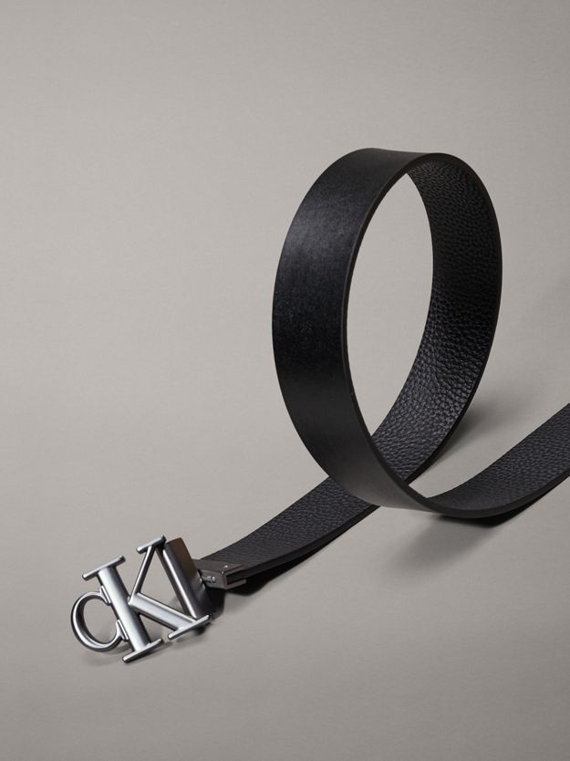 Leather Reversible Logo Belt