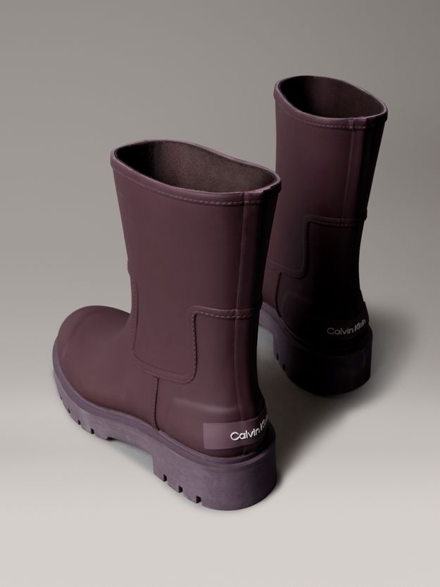 Waterproof Flexible Lug Sole Rainboots