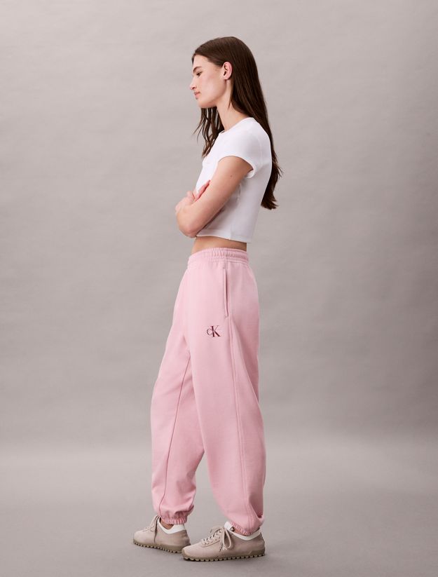 Cotton Terry Monogram Joggers