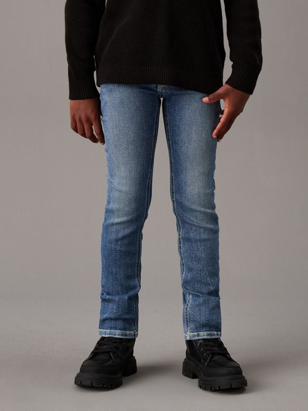 Mid Rise Slim Jeans