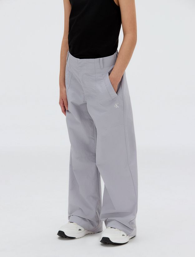 Wide Parachute Trousers