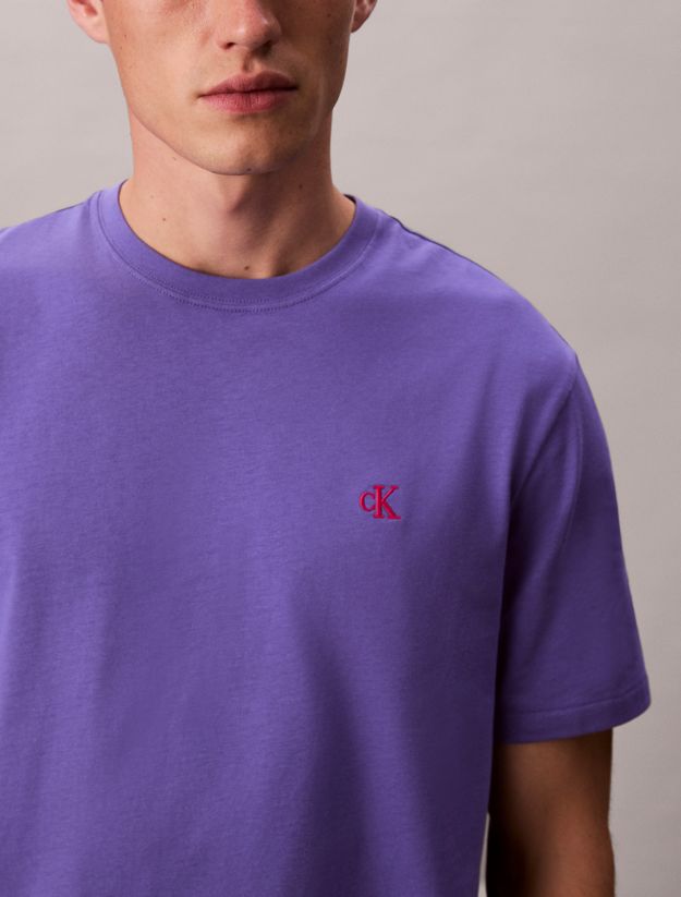 Embroidered Monogram Logo Relaxed T-Shirt