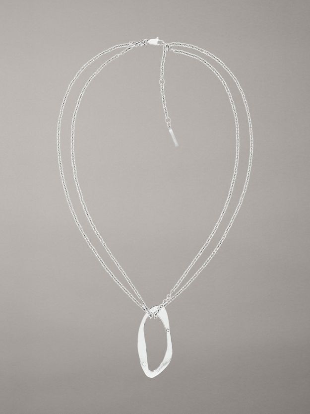 Organic Shape Pendant Necklace