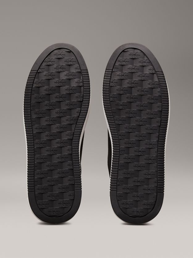 Leather Platform Trainers