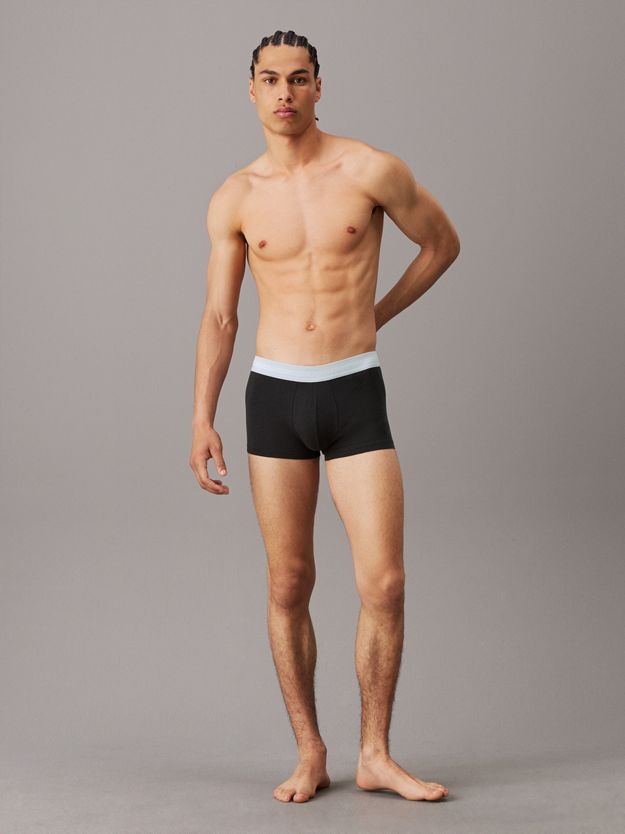 5 Pack Low Rise Trunks - Cotton Stretch
