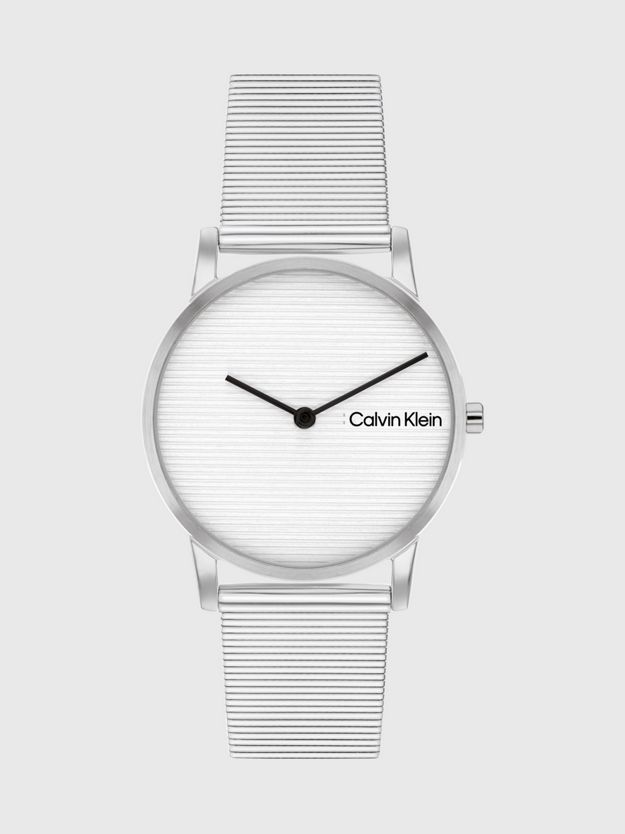 Linear Dial Mesh Bracelet Watch
