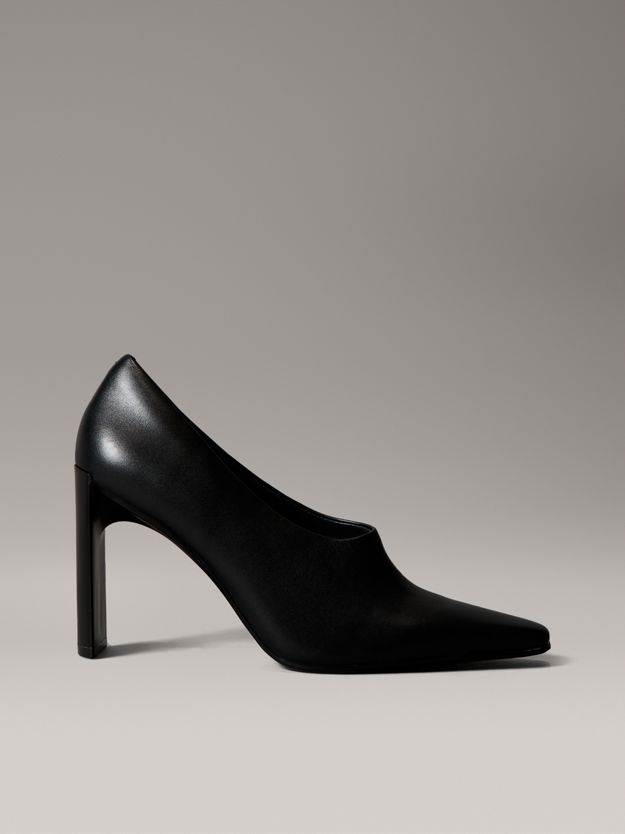 Leather Stiletto Pumps