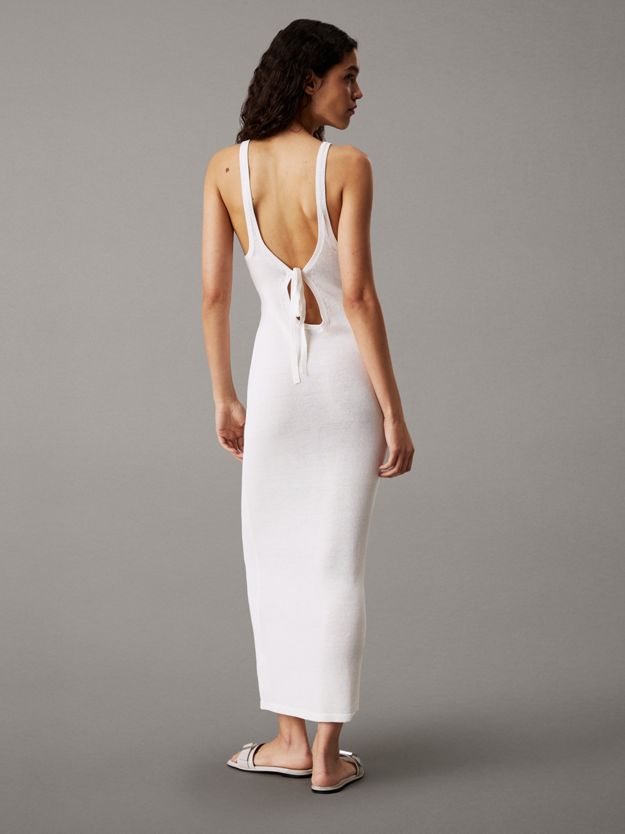 Soft Knit Tie Back Maxi Dress