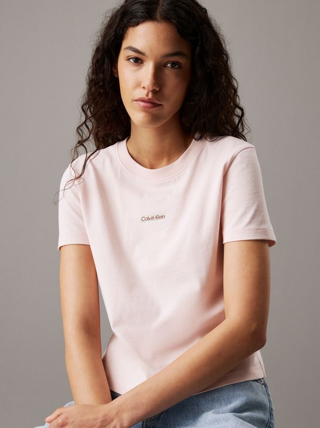 Slim Cropped Badge T-shirt