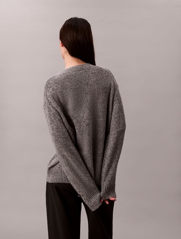 Chunky Relaxed V Neck Sweater