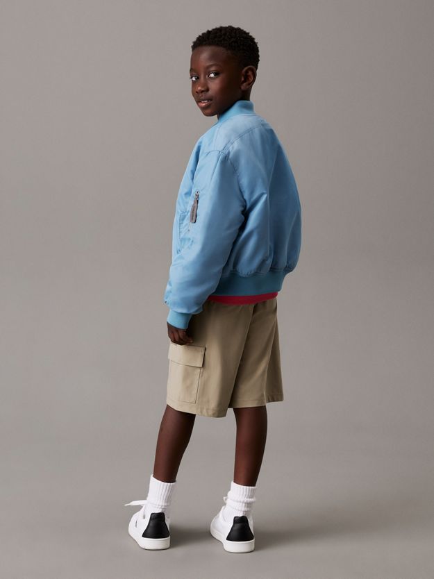 Relaxed Parachute Cargo Shorts