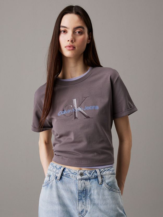 Cropped Gloss Logo T-shirt