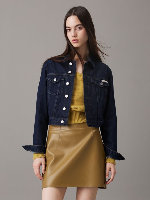 Cropped 90's Denim Jacket