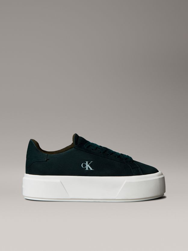 Leather Warm Winter Platform Trainers