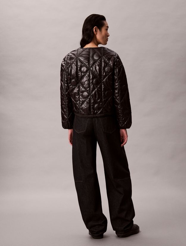 Reversible Logo Quilted Jacket
