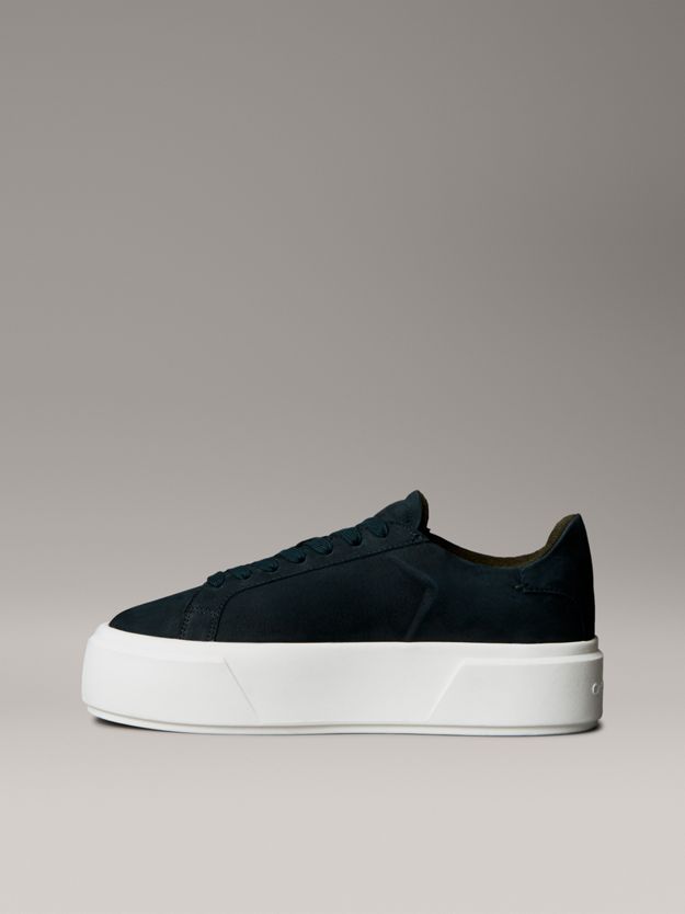 Leather Warm Winter Platform Trainers