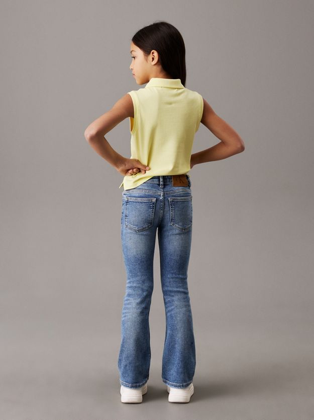 Mid Rise Flared Jeans