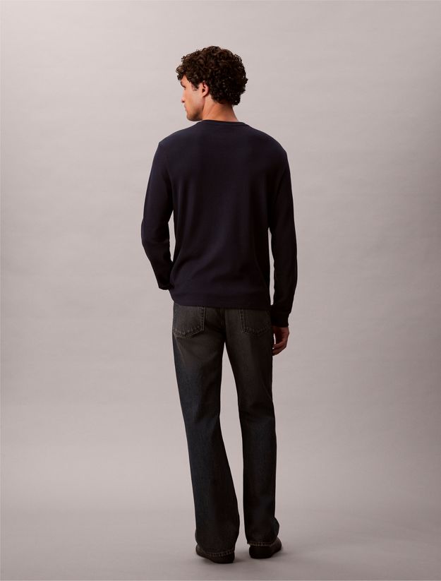 Long Sleeve Waffle T-shirt