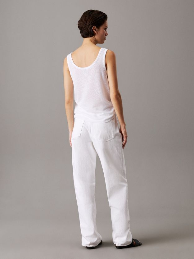 Slim Linen Jersey Tank Top