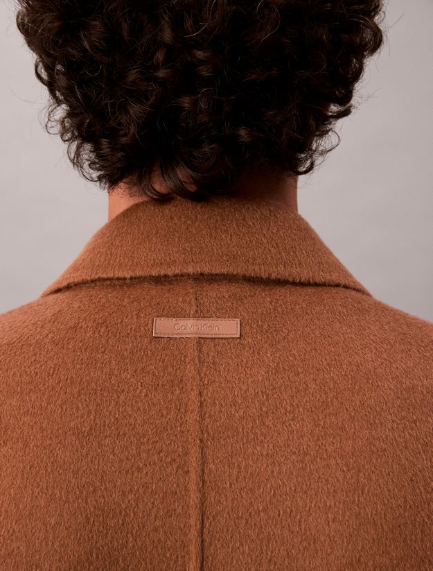 Relaxed Double Face Wool Coat