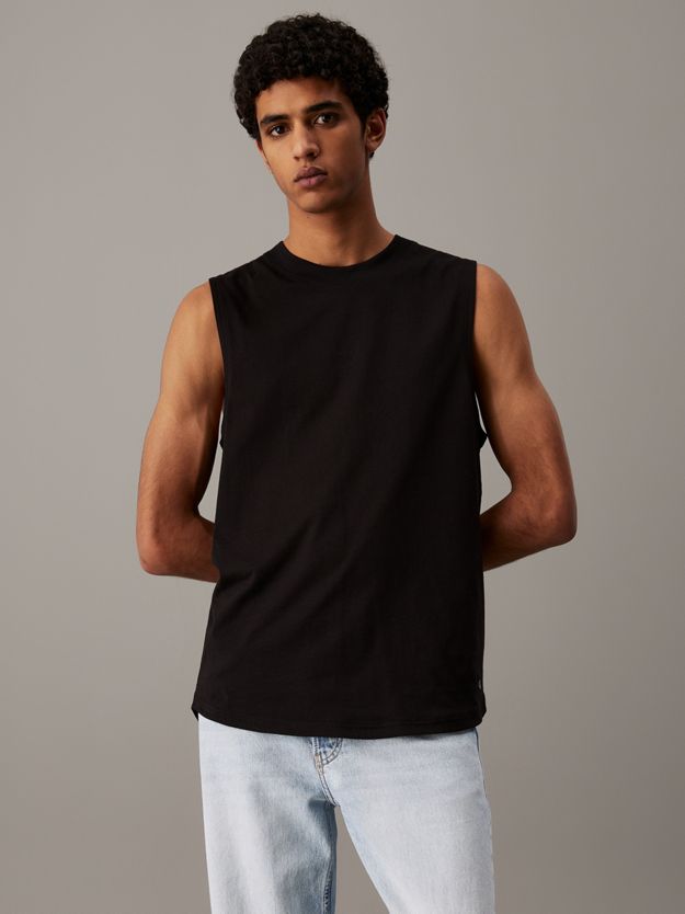 Cotton Badge Tank Top