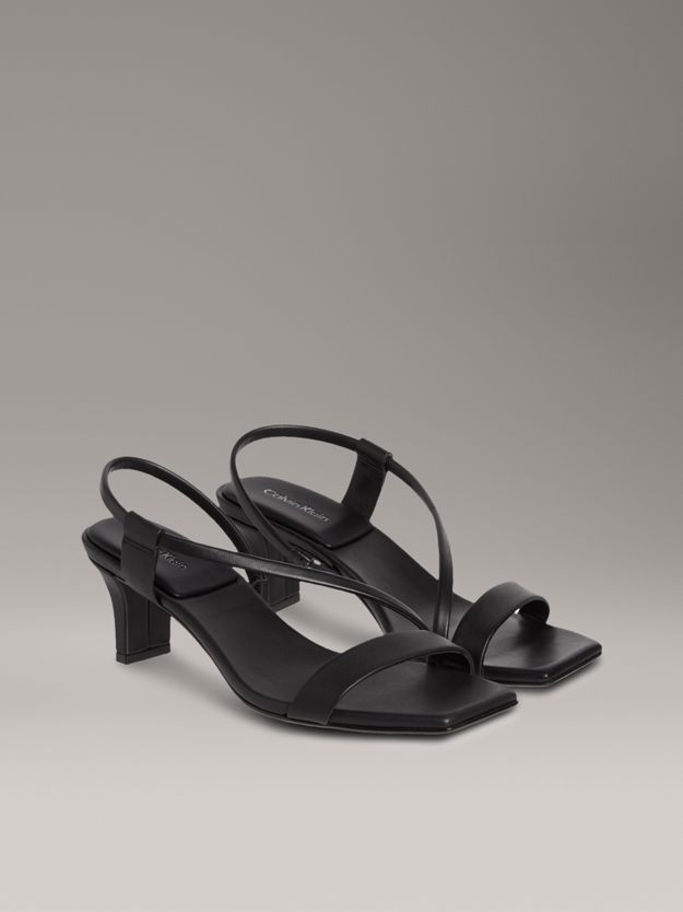 Leather Heeled Sandals