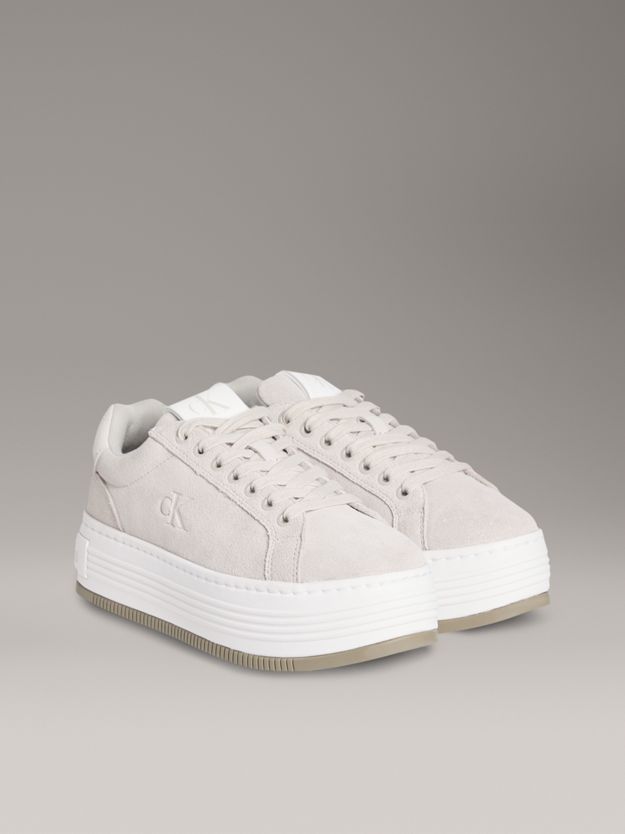 Suede Platform Trainers