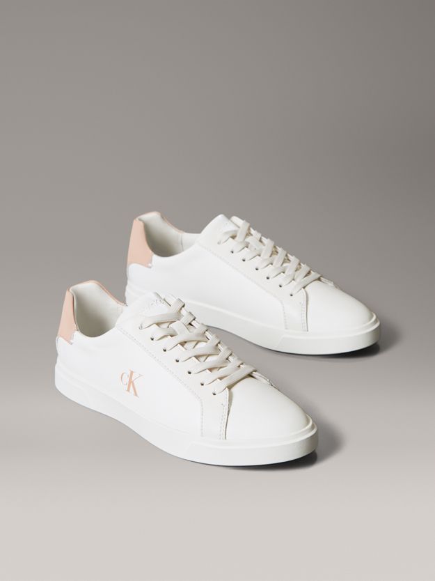 Leather Signature Logo Trainers