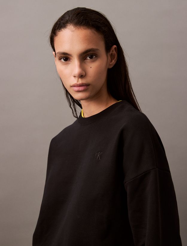 Relaxed Cotton Terry Sweatshirt