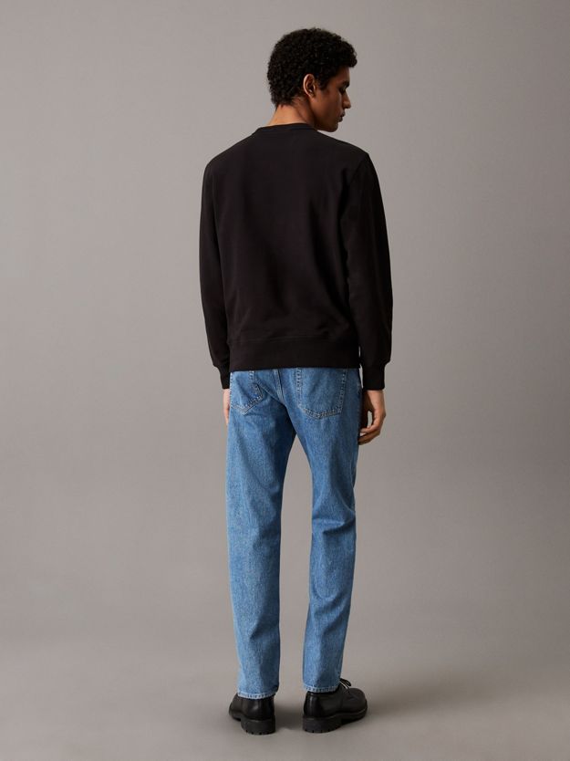 Cotton Terry Badge Sweatshirt