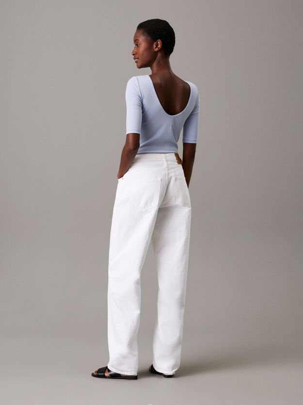 Skinny Modal Scoop Back Top