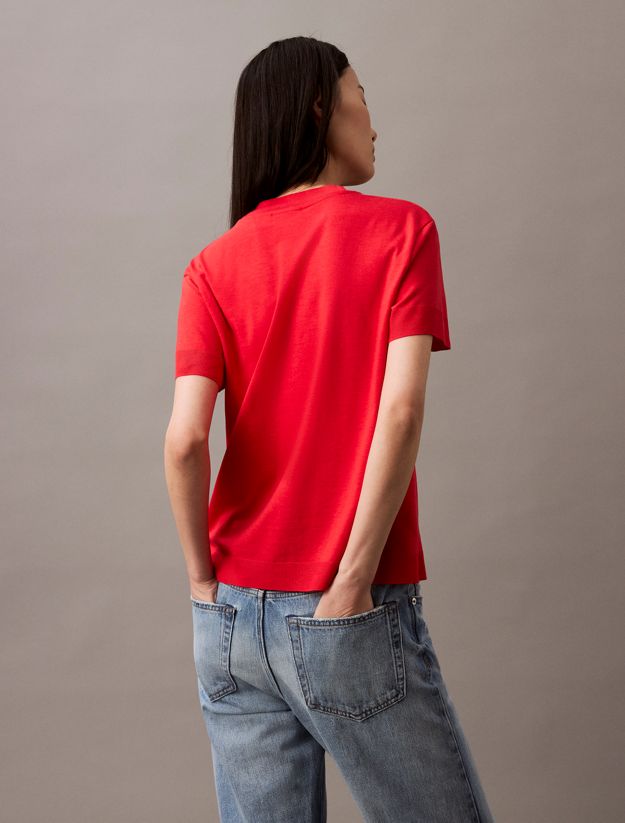 Lyocell Mock Neck T-shirt