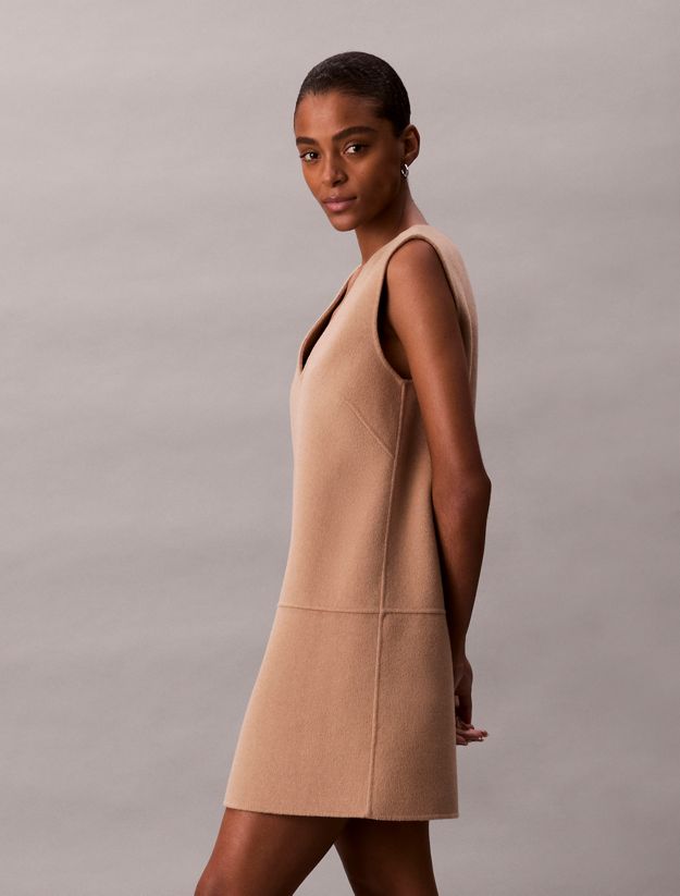 Double Face Wool Dress