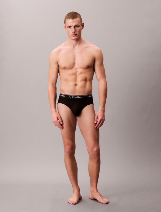 3 Pack Hip Briefs - Microfibre Stretch