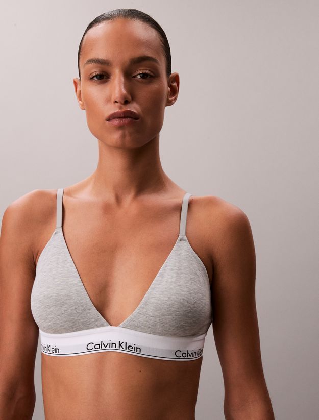 Lightly Lined Triangle Bralette - Icon Cotton Modal