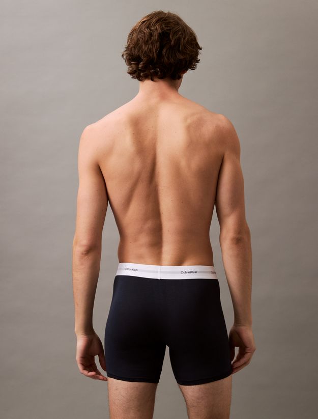 3 Pack Boxer Briefs - Cotton Modal Stretch