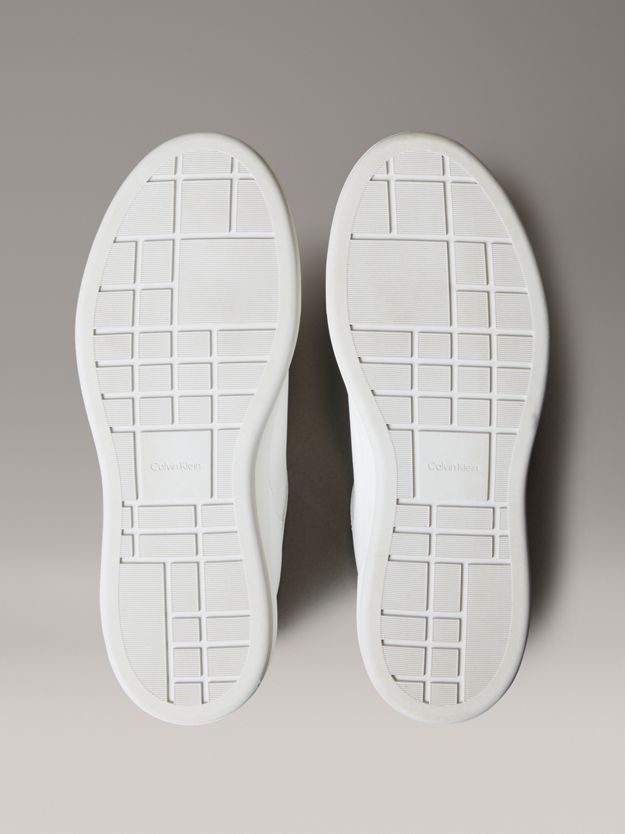 Leather Logo Tape Trainers