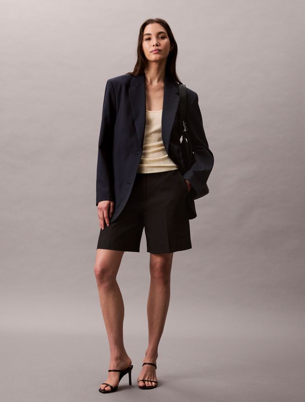 Viscose Blend Ribbed Tank Top