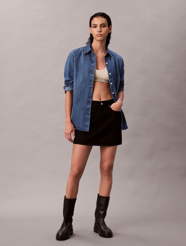 Oversized Denim Shirt