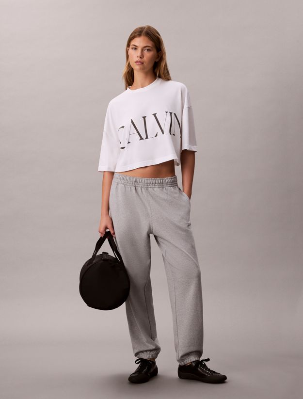 Cotton Terry Monogram Joggers