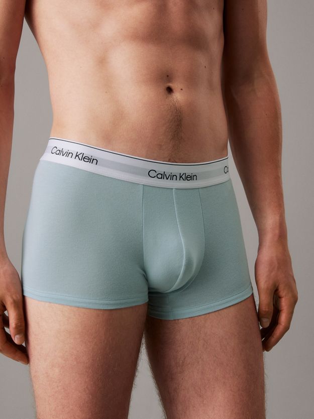 3 Pack Low Rise Trunks - Icon Cotton Stretch