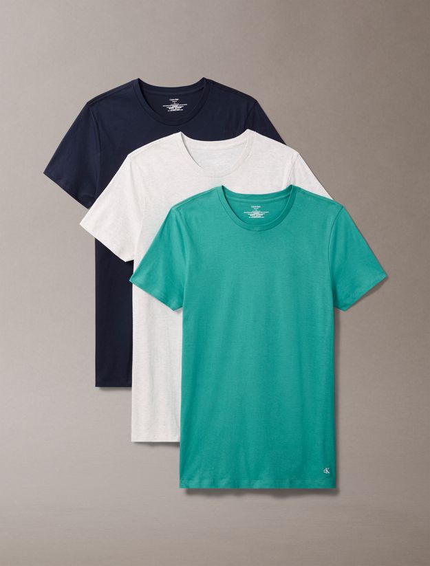 3 Pack Crewneck T-Shirt - Cotton Classics